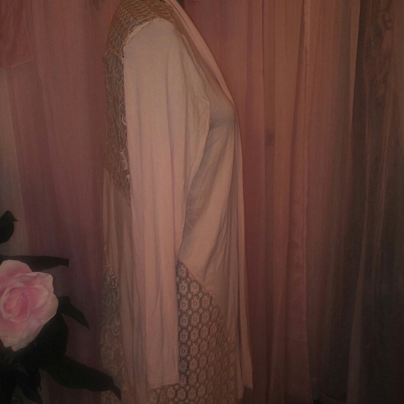 NWOT, Light Pink Long Topper - Picture 3 of 8